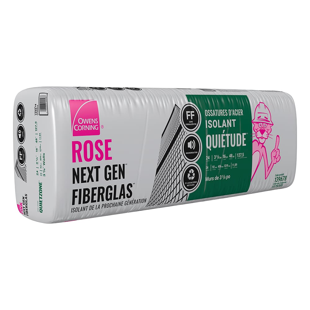 OWENS CORNING QuietZone Next Gen Acoustic Insulation 3 5/8 in. x 16 in.