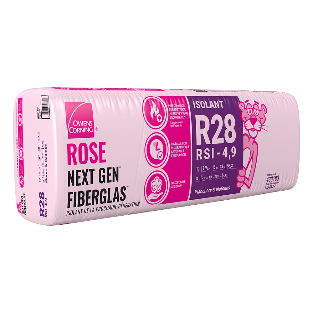 OWENS CORNING Fibreglass Next Gen R-28 Thermal Insulation 8 1/2 in. x 16 in. Jumbo