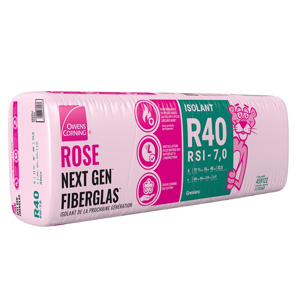 OWENS CORNING Fibreglass Next Gen R-40 Thermal Insulation 11 3/4 in. x 16 in.