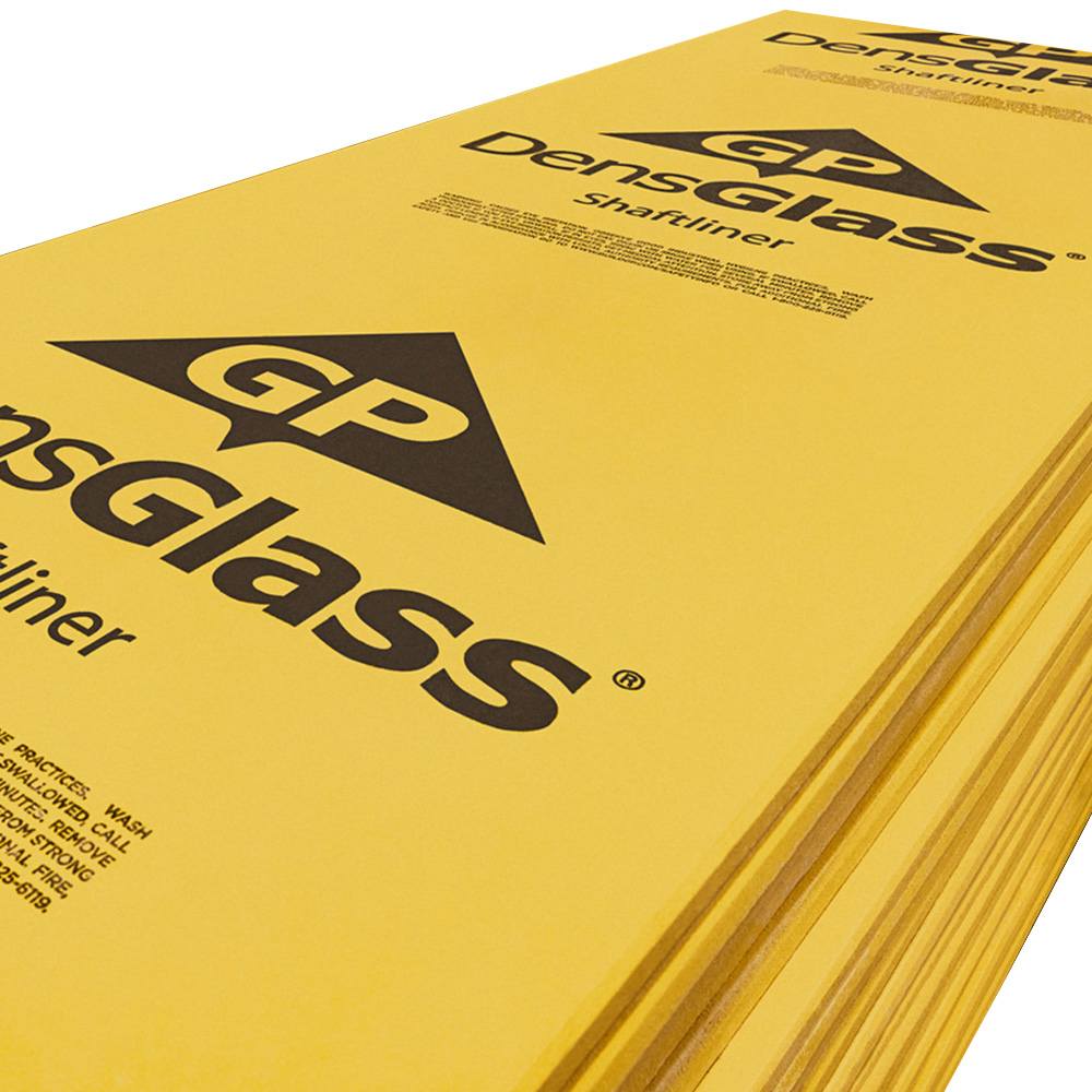 Drywall Panel DensGlass Shaftliner 1 in. x 2 ft. x 12 ft.