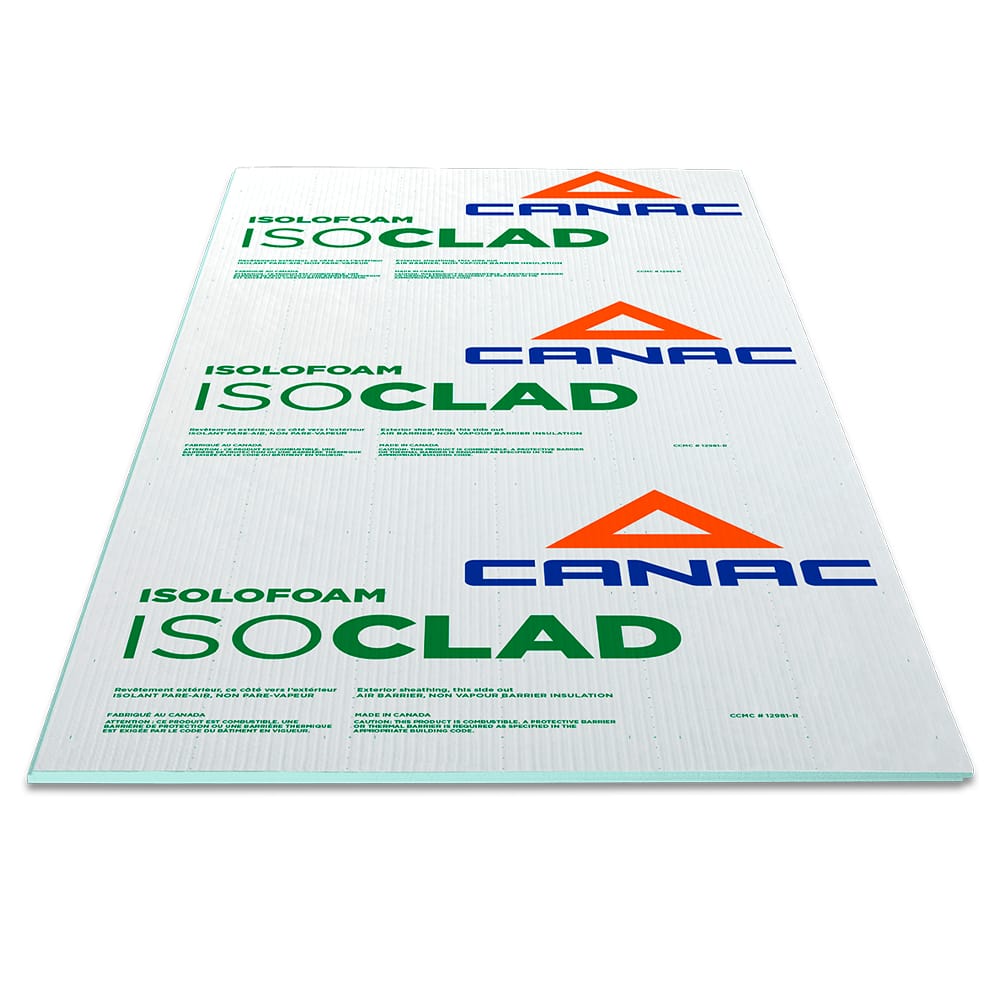 ISOLOFOAM Isoclad Insulating Panel 1 1/2 in. x 4 ft. x 9 ft.