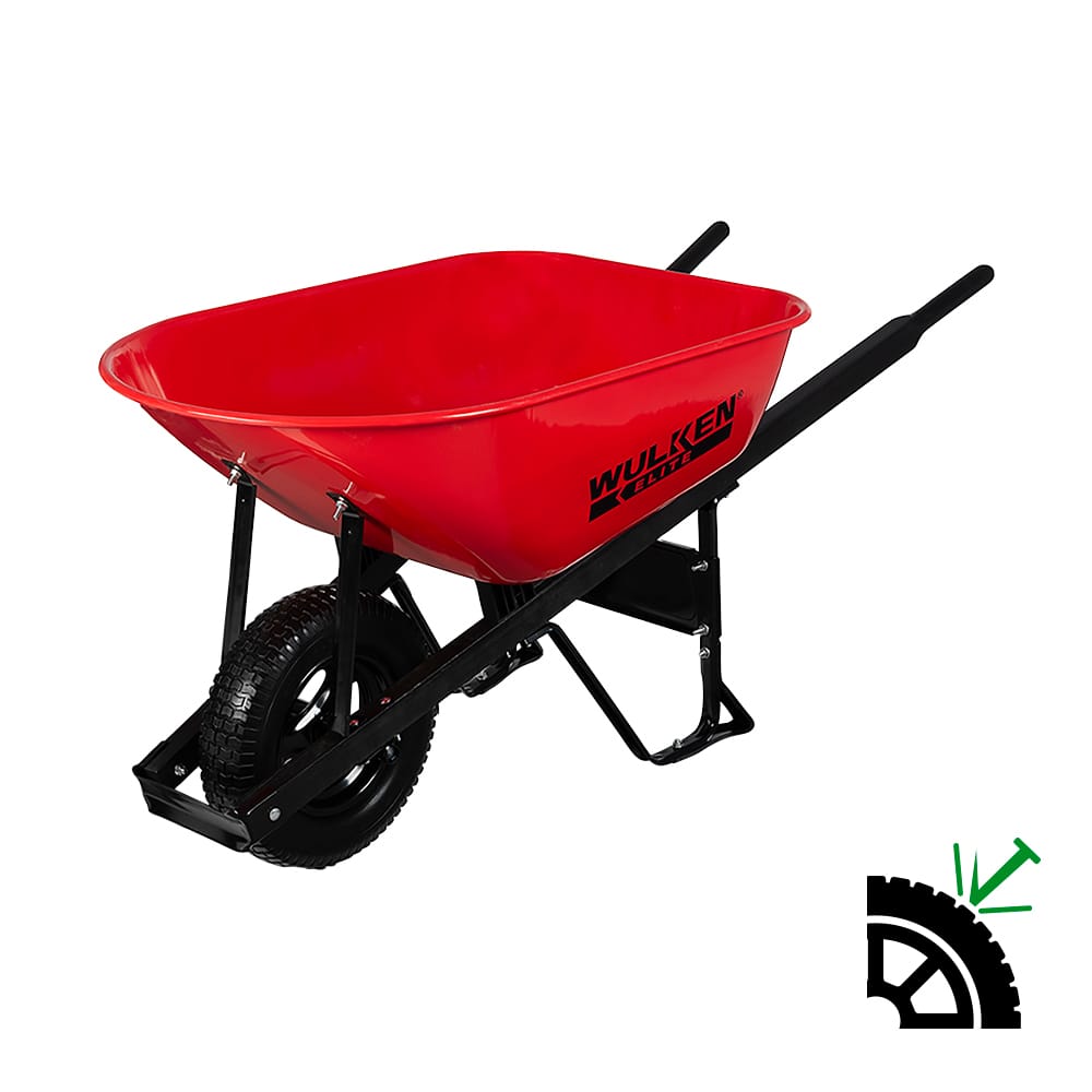 Brouette industrielle avec cuve en acier Wulken Elite 6 pi³ WULKEN ELITE