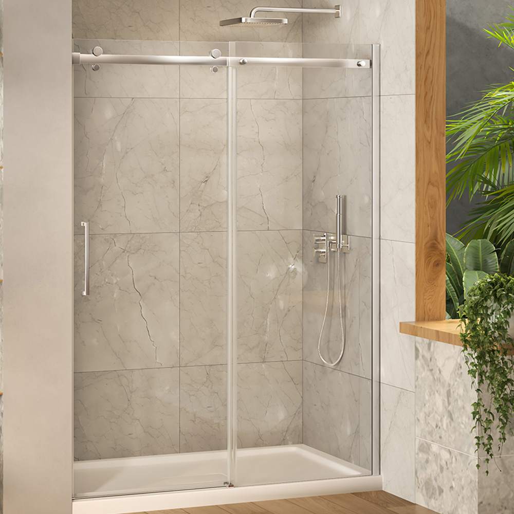 Porte de douche coulissante Alaska finition ronde chrome 60 po TASSILI SUPRA