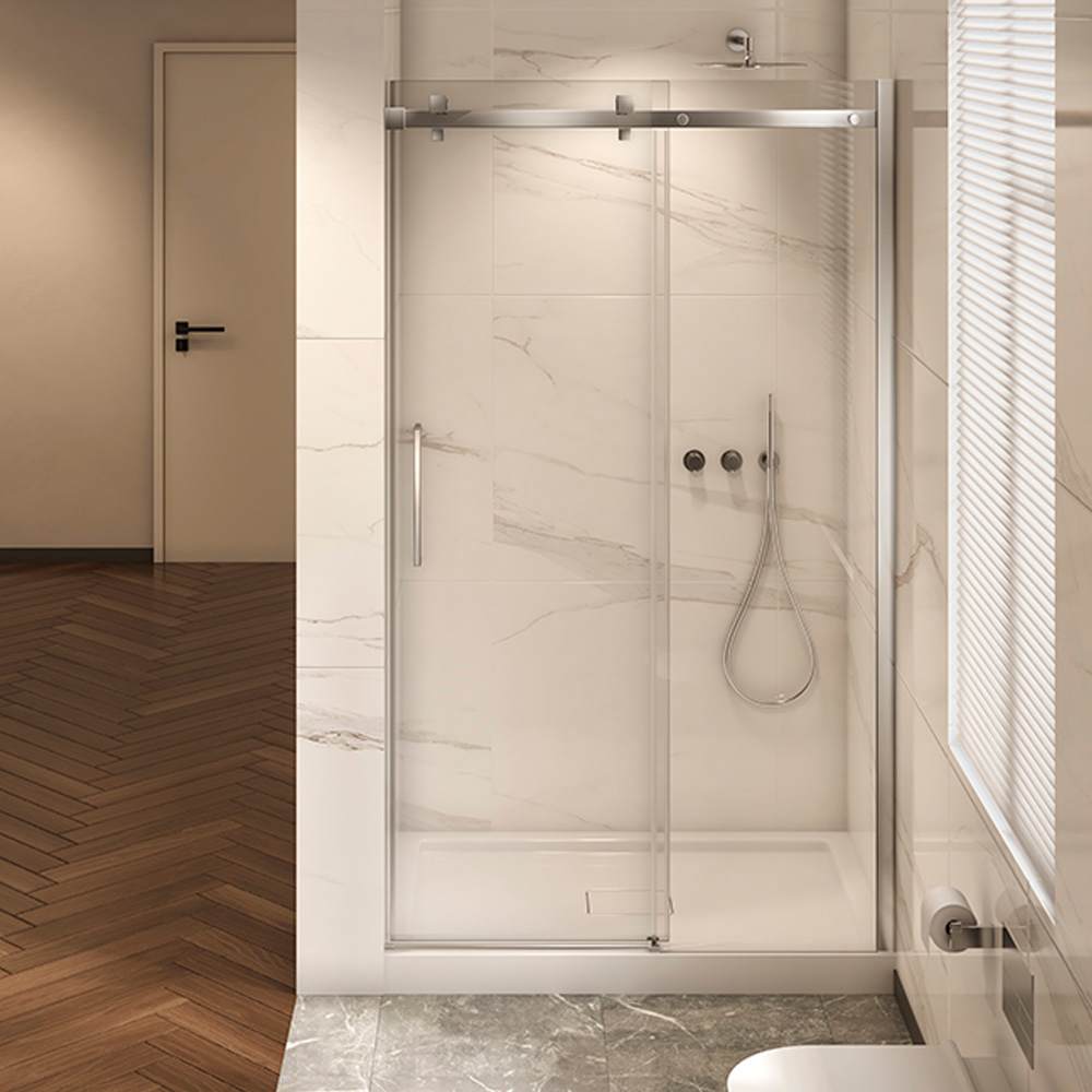 TASSILI SUPRA Alaska Alcove Shower Square Finish Chrome 48 in x 36 in