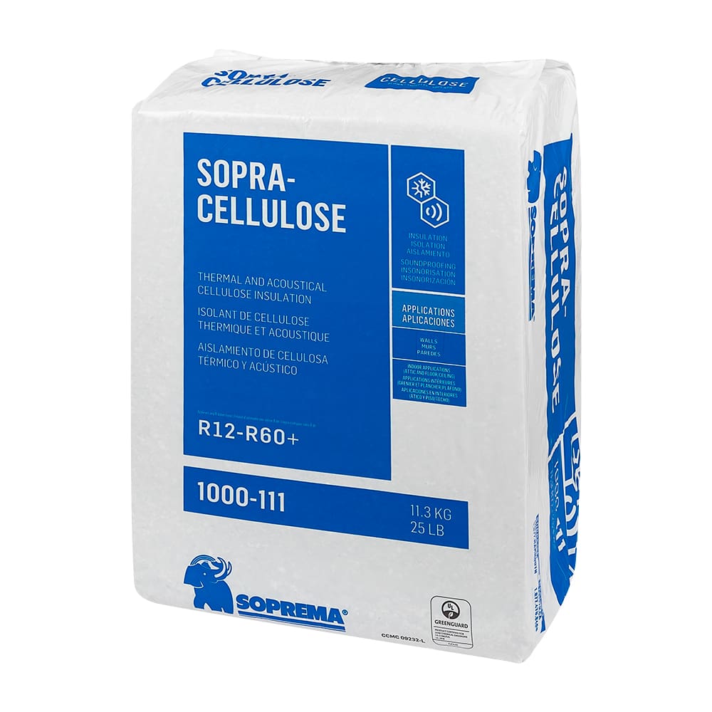 Isolant Sopra-Cellulose thermique et acoustique 25 lb
