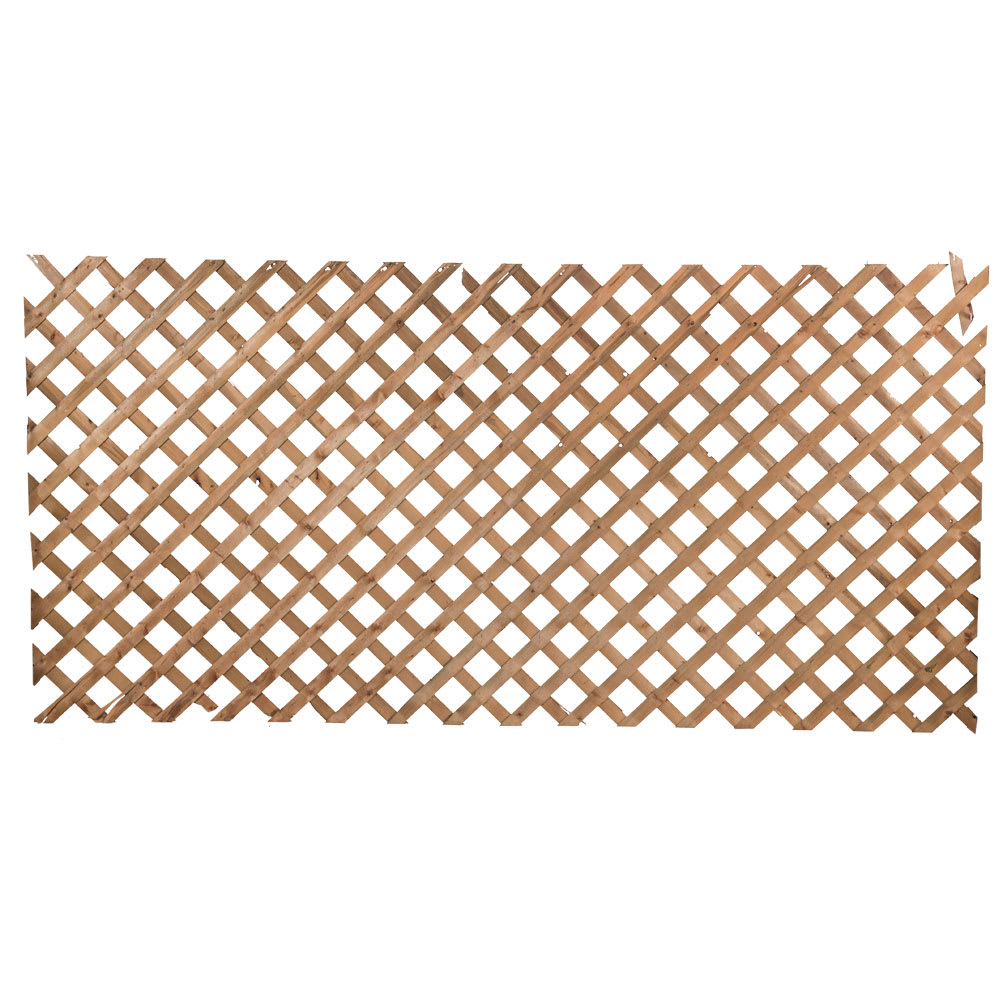 Treated Wood Regular Lattice Brown4 ft. x 8 ft.