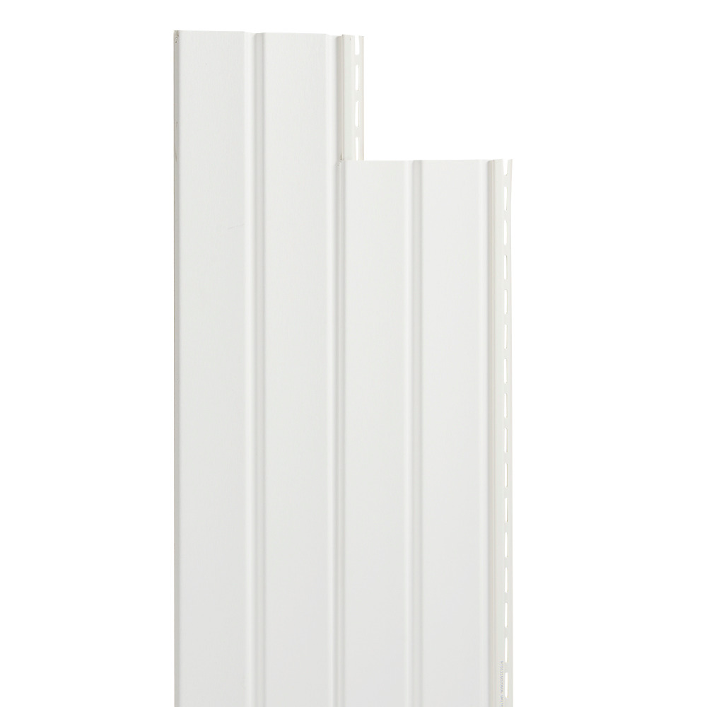 Revêtement de vinyle vertical d'intérieur Agri-Panel blanc 8 po x 10 pi