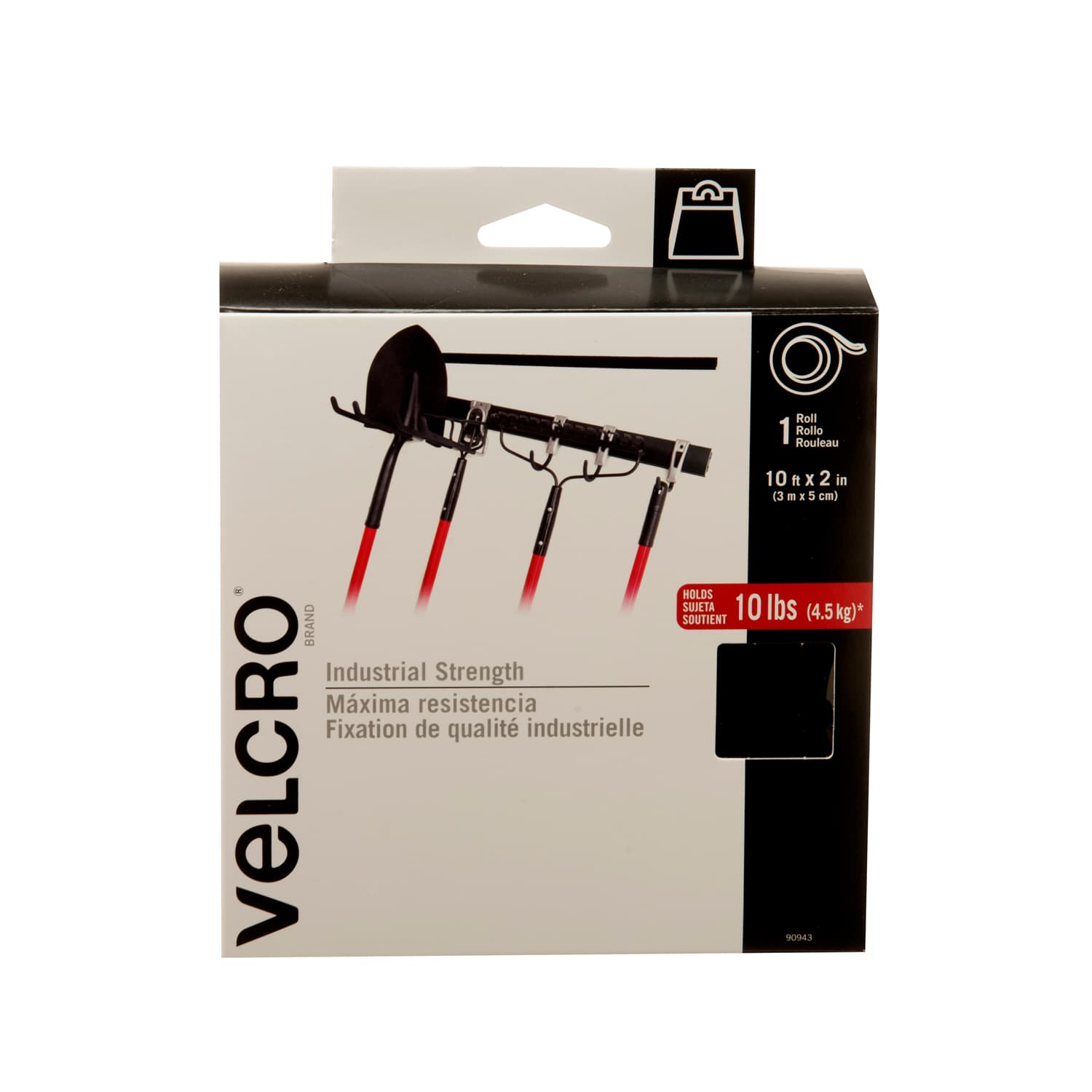 Bande adhésive VELCRO® 2 po x 10 pi Qualité industrielle