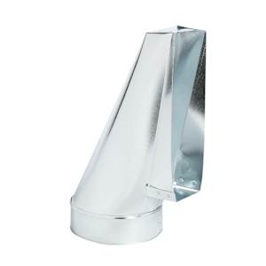 Galvanized End Boot 4 in. x 10 in. x 6 in.