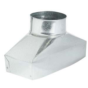 Galvanized Universal Boot 4 in. x 10 in. x 4 in.