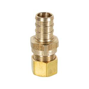 Raccords PEX 1/2 po x 3/8 po compression Pqt/2