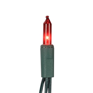 Jeu de 50 mini-lumières rouge