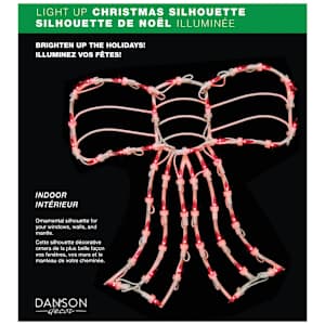 Light-Up Christmas Silhouette 18 in.