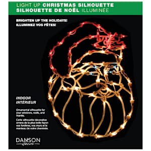 Light-Up Christmas Silhouette 18 in.
