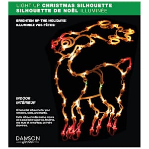 Light-Up Christmas Silhouette 18 in.