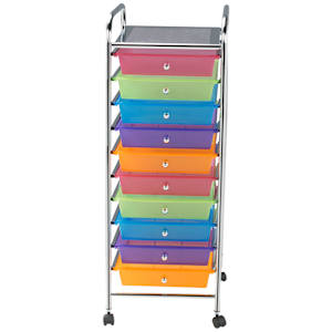 VERTUO 10-Drawer Storage Cart