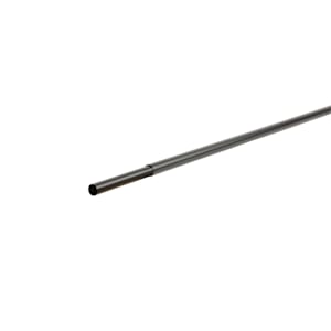 VERTUO Curtain Rod with Support Black 63 in. to 120 in.