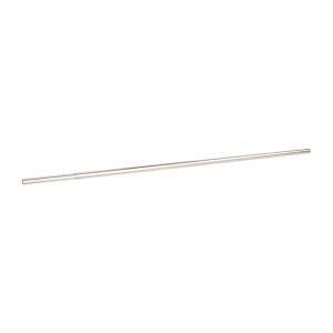 VERTUO Curtain Rod with Support Stainless Steel 63 in. to 120 in.