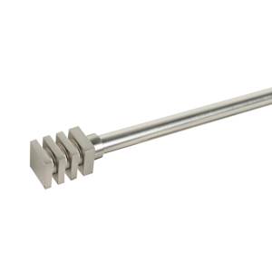VERTUO Erudy Curtain Rod Finials Stainless Steel Pkg/2