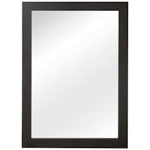 Rectangular Mirror with Frame Black 28 in. x 40 in.