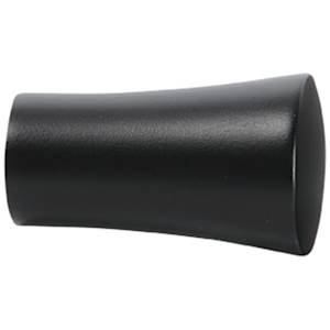 VERTUO Conik Curtain Rod Finials Black Pkg/2