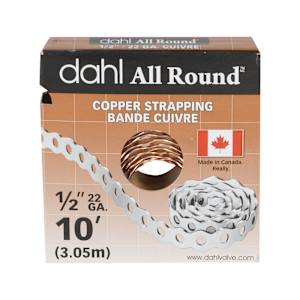 Perforated Copper Strapping - 1/2 in. x 10 ft.