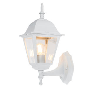 1-Light Outdoor Wall Mount White