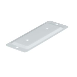 PYLEX Patio Anchor Plate White 2 in. x 4 in.