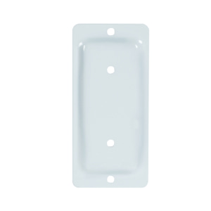 PYLEX Patio Anchor Plate White 2 in. x 4 in.