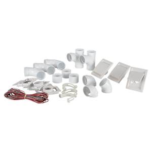 Ensemble d'installation 3 prises pour aspirateur central
