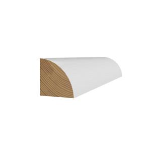 Quart de rond en pin clair jointé 11/16 po x 11/16 po x 8 pi