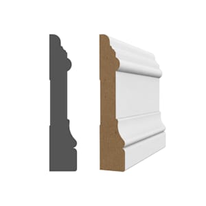 Colonial Wood Fibre Case Moulding 3/4 in. x 3-1/2 in. x 8 ft.