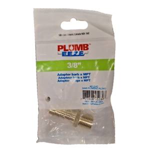 Adaptateur laiton 3/8 po insertion x 1/4 po MPT