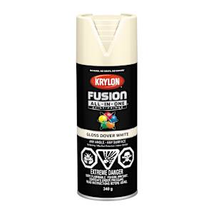 Fusion All-In-One Paint & Primer Gloss Dover White 340 g