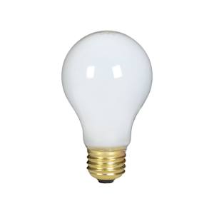 A19 Anti-Shock Incandescent Light Bulb 100 W