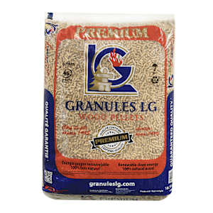 Granules de bois pour poêle 40 lb