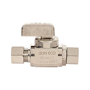 Straight Chrome Valve, 3/8 in. Comp