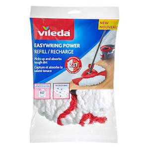 Tête de remplacement pour vadrouille 2-en-1 Easy Wring Power VILEDA