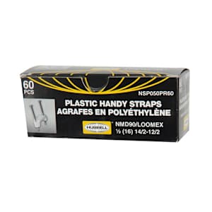 Wire Clamps w/ Nails1/2 in. Pkg/60