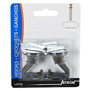 Pewter Suspension Hooks Pkg/2