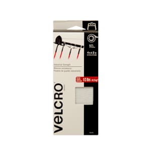 VELCRO® Adhesive Strap 2 in. x 4 ft. Industrial Strength White