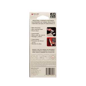 VELCRO® Adhesive Strap 2 in. x 4 ft. Industrial Strength White