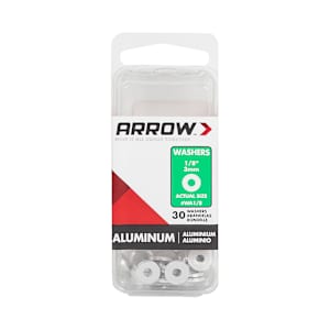 Rondelles d'aluminium 1/8 po Pqt/30