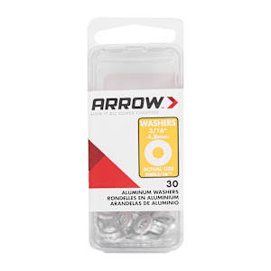 Aluminum Washers 3/16 in. Pkg/30