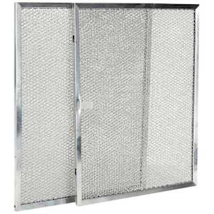 Filtres en aluminium pour hotte de cuisine 11 7/8 po x 14 3/4 po Pqt/2