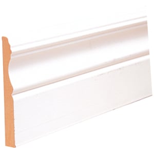 Colonial Wood Fibre Baseboard , 1/2 in. x 4-1/8 in. x 14 ft.