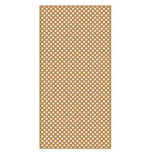 Cedar PVC Privacy Lattice 4 ft.x 8 ft.