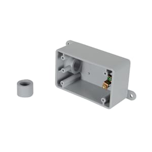 Boîte simple en PVC FSE  1/2 po-3/4 po
