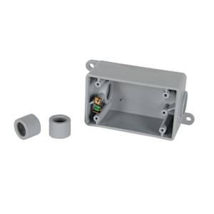 Boîte simple en PVC FSC  1/2 po-3/4 po