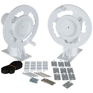 Ensemble de supports pour toile solaire